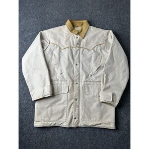 Mens 80s Coat Schaefer Outfitter Western Ranch Made in USA, Size M
